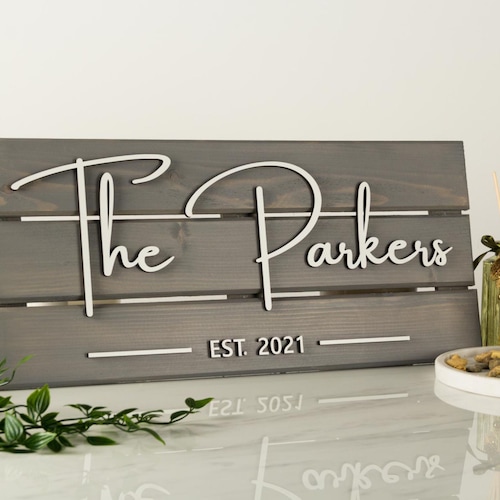 Home Decor Personalized Gift Housewarming Gift Wall Art 3D Etsy