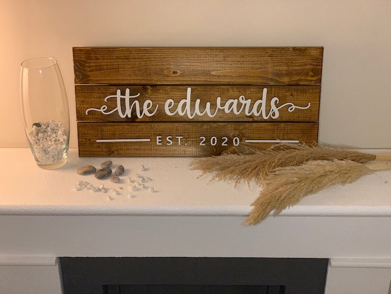 Family Name Sign | Custom Wood Sign | Personalized Bar Sign | Last Name Pallet Sign | Wedding Gift | Home Wall Decor | Anniversary Gift