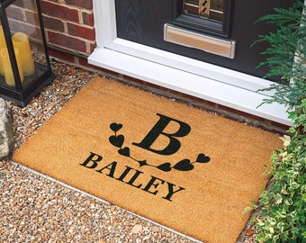 Housewarming Gift | Wedding Gift | Personalized Custom Doormat | New Home Gift | Personalized Gift | Welcome Door Mat | Family Name Doormat