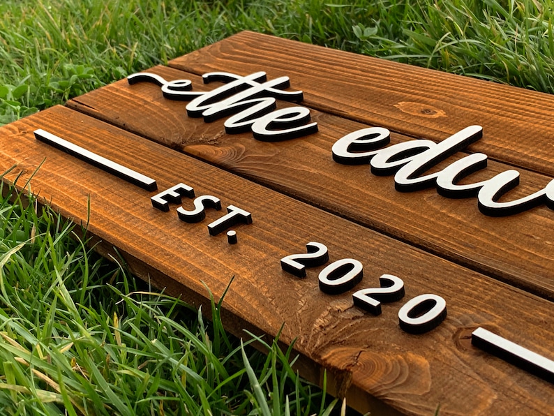 Custom Wood Sign | Personalized Family Name Sign | Last Name Pallet Sign | Wedding Gift | Home Wall Decor | Anniversary Gift