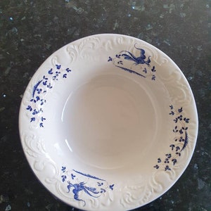 Large Moustiers French Faience Bowl