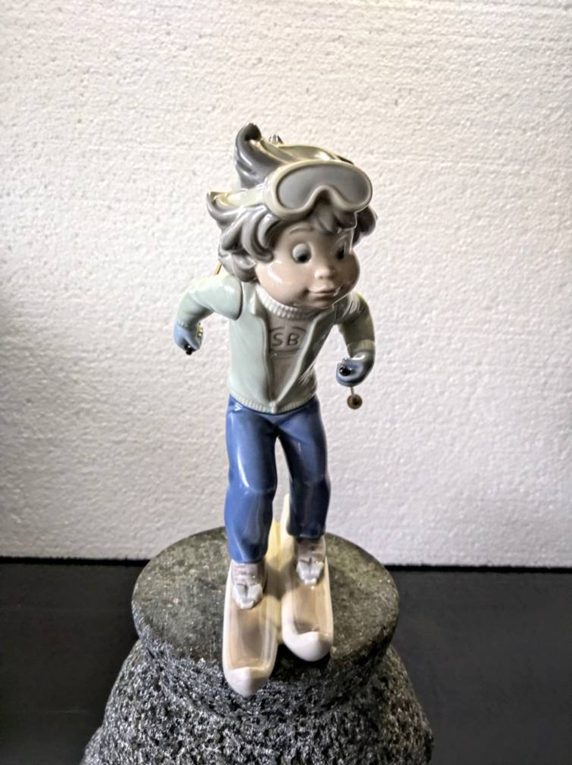 Lladro sport Billy skiër 5163 figurine. Etsy