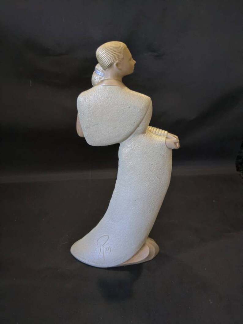 Vintage parastone Ivory Princess figurine. Art deco. 1993 Made Etsy