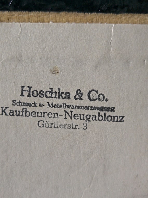 Vintage set costume jewellery. Germany Hoschka & … - image 4