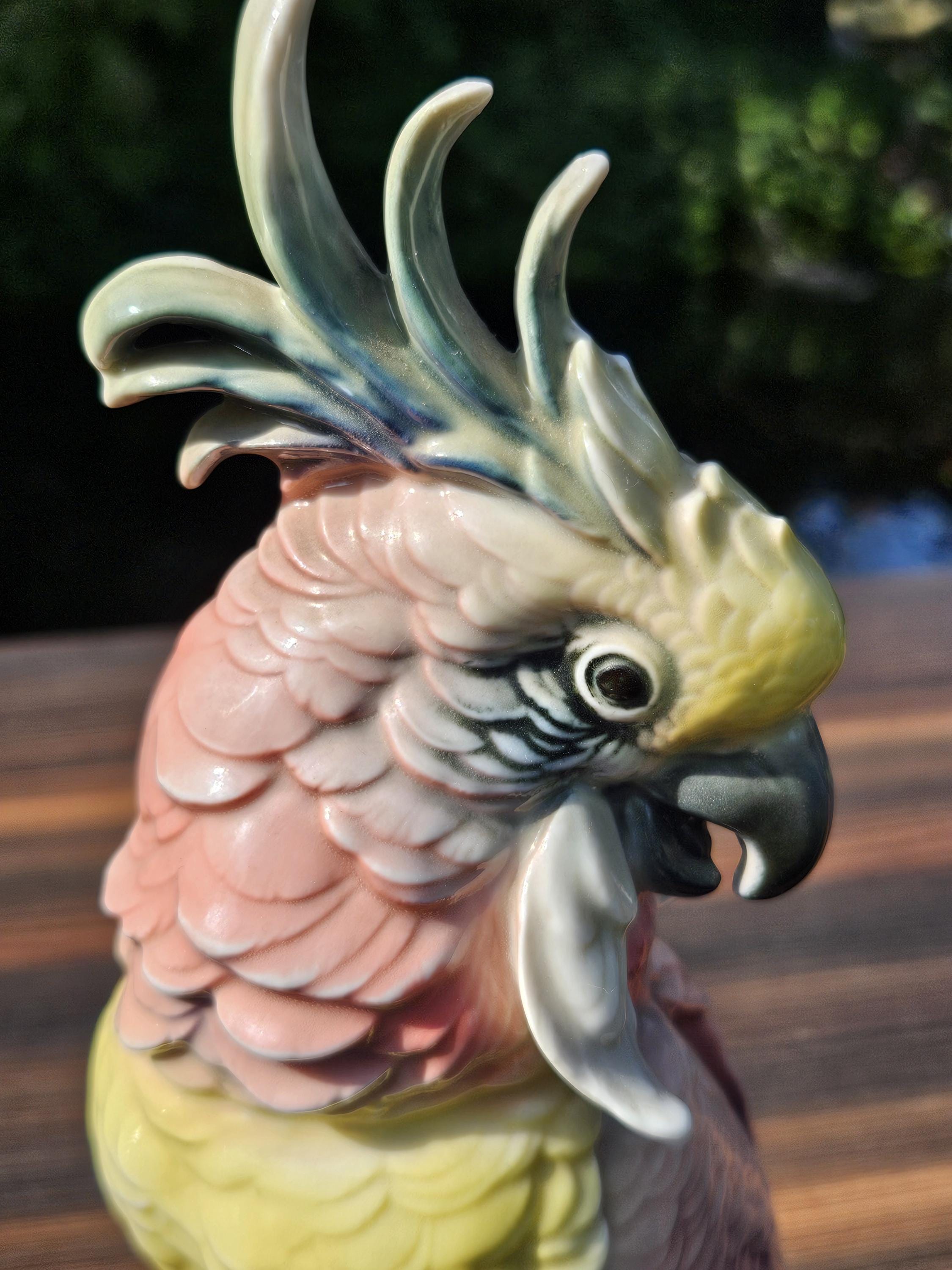Karl Ens カール エンス オウム ヴィンテージ フィギュリン 19cm Karl Ens カール エンス オウム ヴィンテージ フィギュリン 19cm