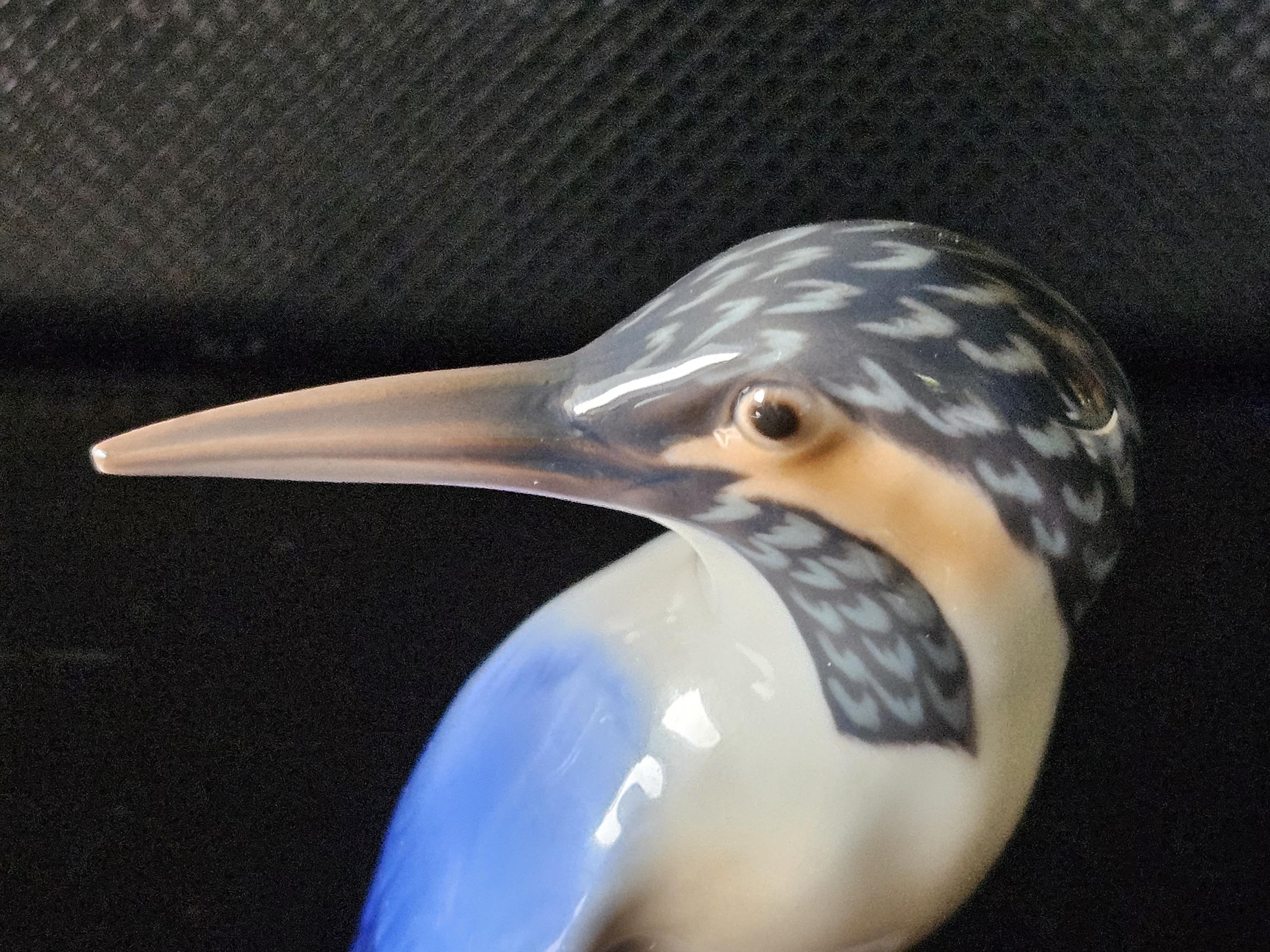 ロイヤルコペンハーゲン 置物 カワセミ ビング＆グロンダール ロイヤルコペンハーゲン 磁器製 カワセミ