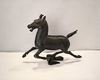 Vintage metal replica of the flying horse of Gansu.