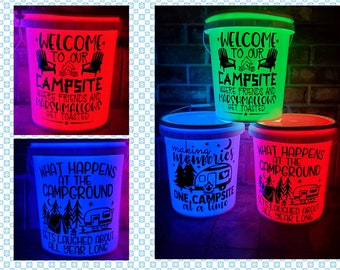 5 Gallon Camping Bucket Lights