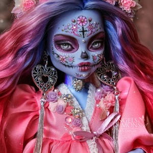 SOLD! OOAK Tender La Muerte Repaint Lagyna Monster high Doll