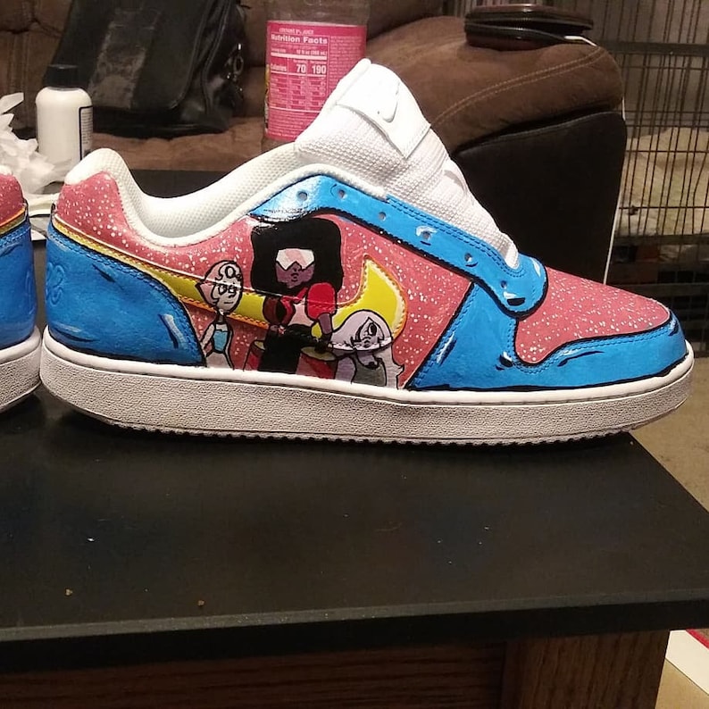 Custom Steven Universe mens Size 10.5 Nike Ebernon Etsy