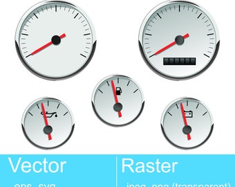 Generic Automotive Gauges illustration