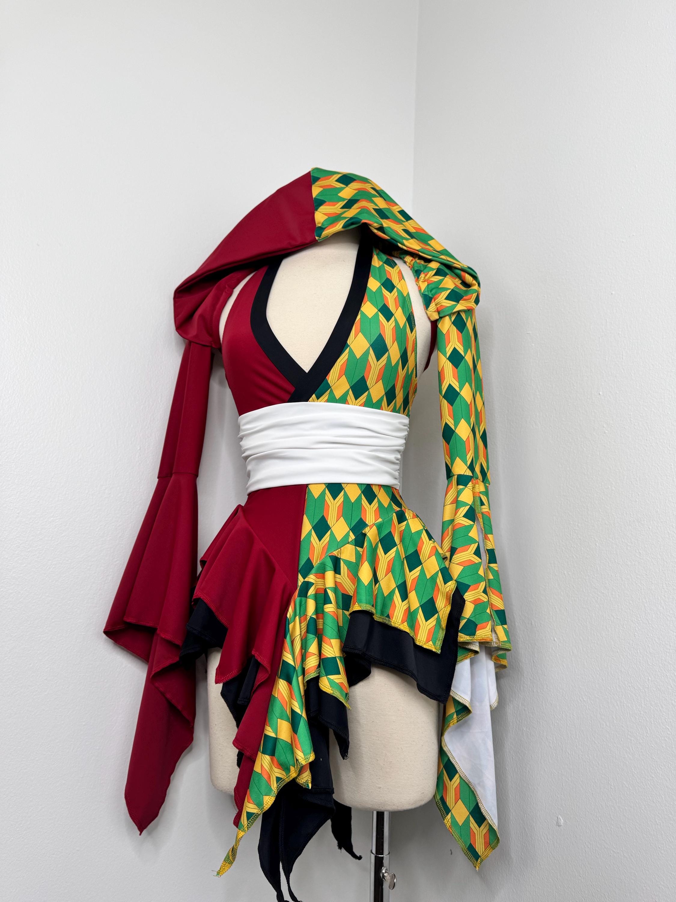 nezuko dress design Sewing Blog by Sheila Wong