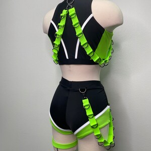 Rave Harness Set, Rave Set, Neon Rave Set, Harness, Rave Outfit, Gear ...