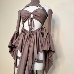 Fairy Goddess Rave Set - Cotton Dress, Cotton Rave Dress