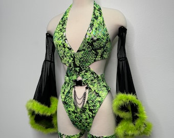 Electric Rave Outfit, Festival Outfit, Rave Outfit Set, Festival Set, Festival Outfit Set, Neon Rave Outfit