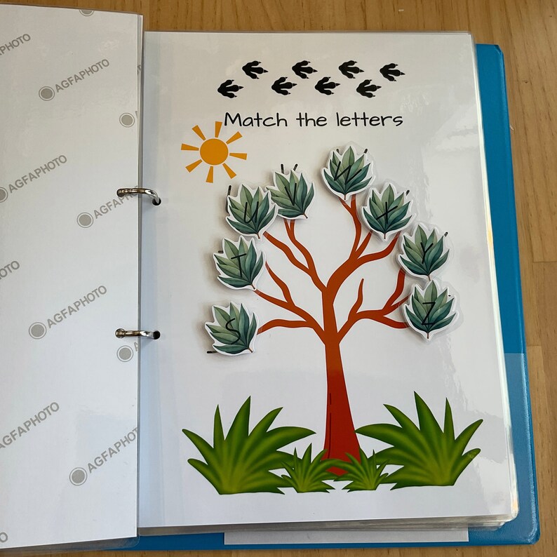 Abc Tree Mathc Alphabet Matching Activity Sheets: ABC Tree Educational Game for ...