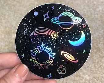 Pegatina holográfica de Galaxy