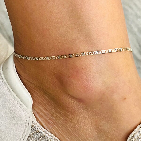 Anchor Anklet Etsy
