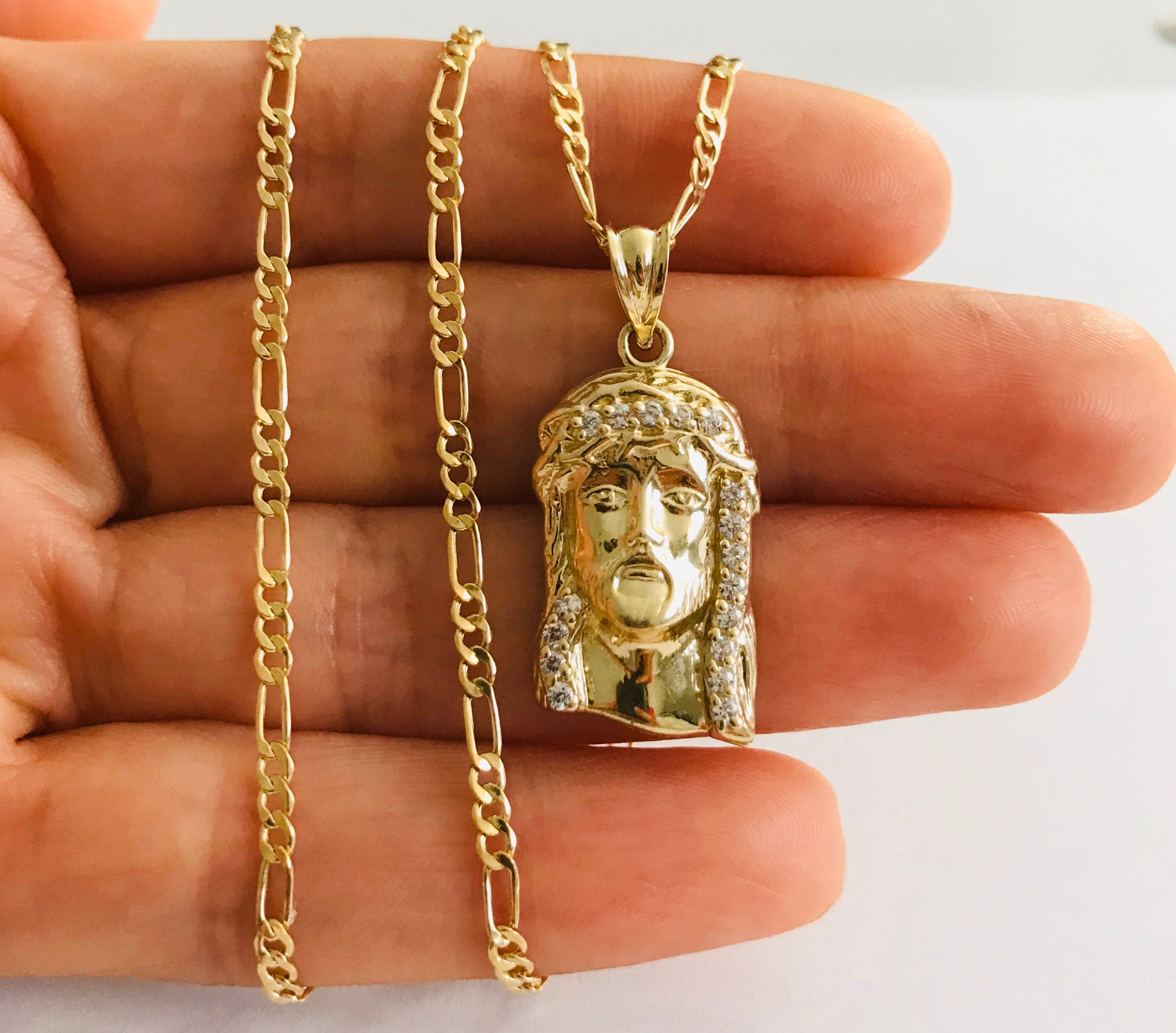 Gold chain shop with jesus face