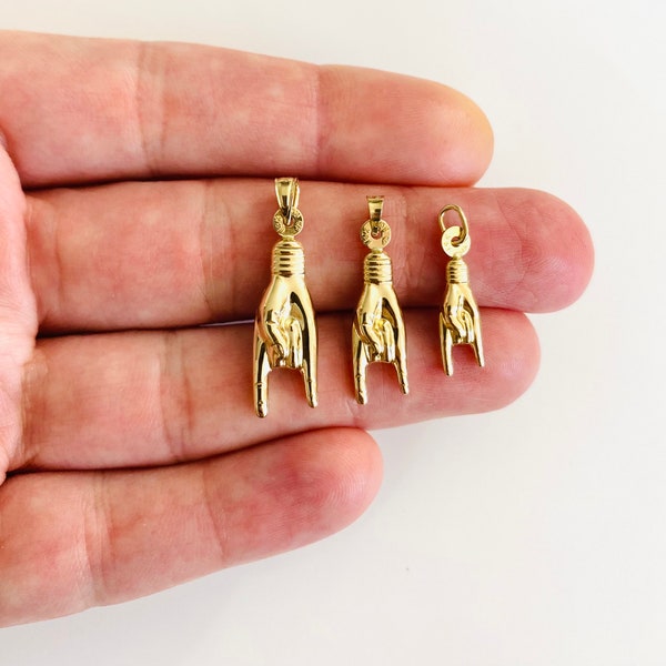 Italian Hand Charm Etsy