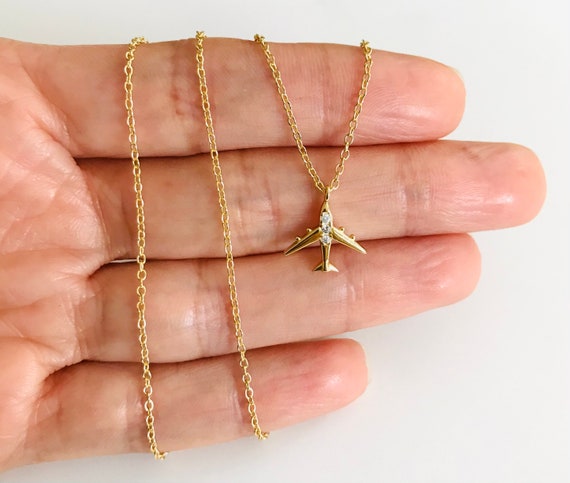 Tiffany airplane necklace deals
