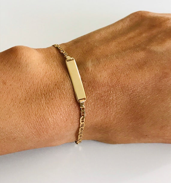 10K Yellow Gold Adjustable Baby Bracelet – Inglis Jewellers