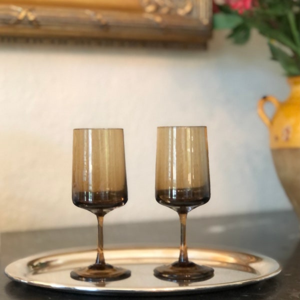 Italian Hand Blown Stemless Wine Glasses Etsy