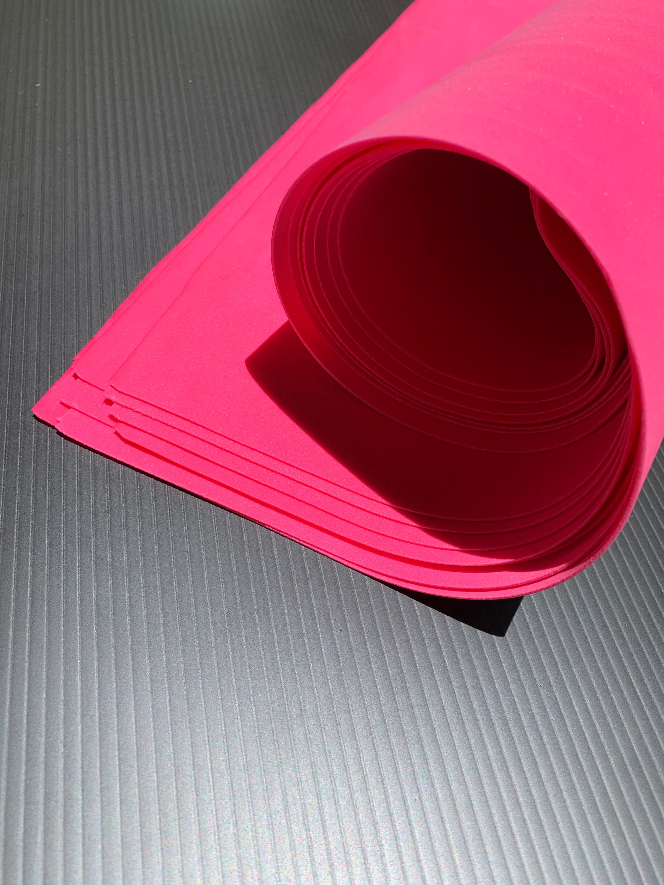 Silk Foam foamiran for Flowers Handmade, Size One Sheet 19.6x19.6 One