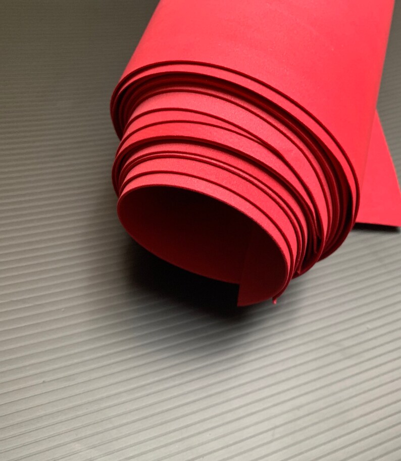 Silk Foam foamiran for Flowers Handmade, Size One Sheet 19.6x19.6 One