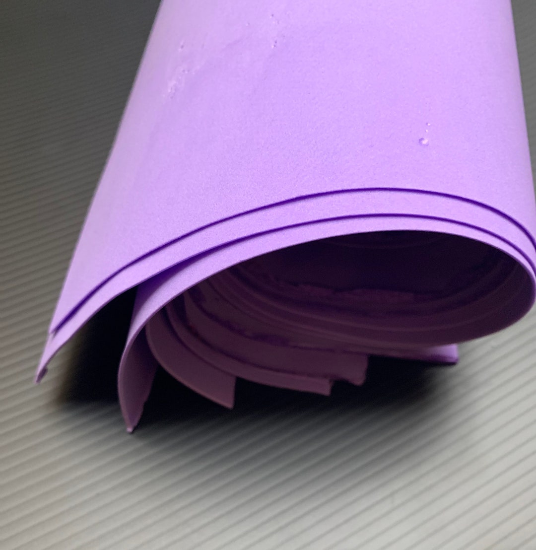 Silk Foam foamiran for Flowers Handmade, Size One Sheet 19.6x19.6 One