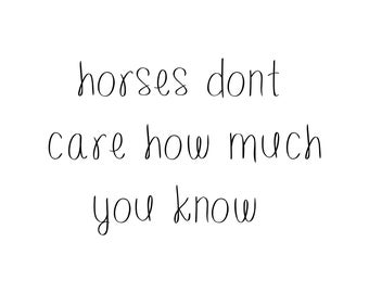 Equestrian Quote SVG, Horse Saying Cut File (Digital Download)