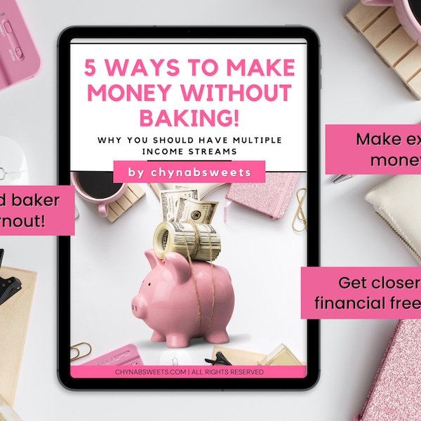 5 Ways To Make Money Without Baking!: Why You Should Have Multiple Income Streams | Cake Business Tips | Increase Revenue Streams