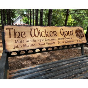Dungeons and Dragons Play Sign - Personalized DnD Player Name Sign - Roll For Initiative - Dungeon Master Gift - Medieval Decor - D20 Dice
