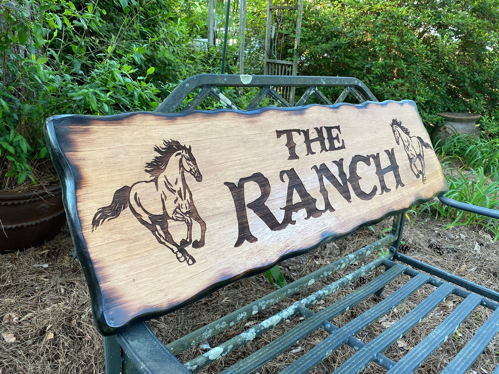 Wilstem Ranch Sign Oversized Western Horse Ranch Sign Large Farm Decor Cowboy - Etsy