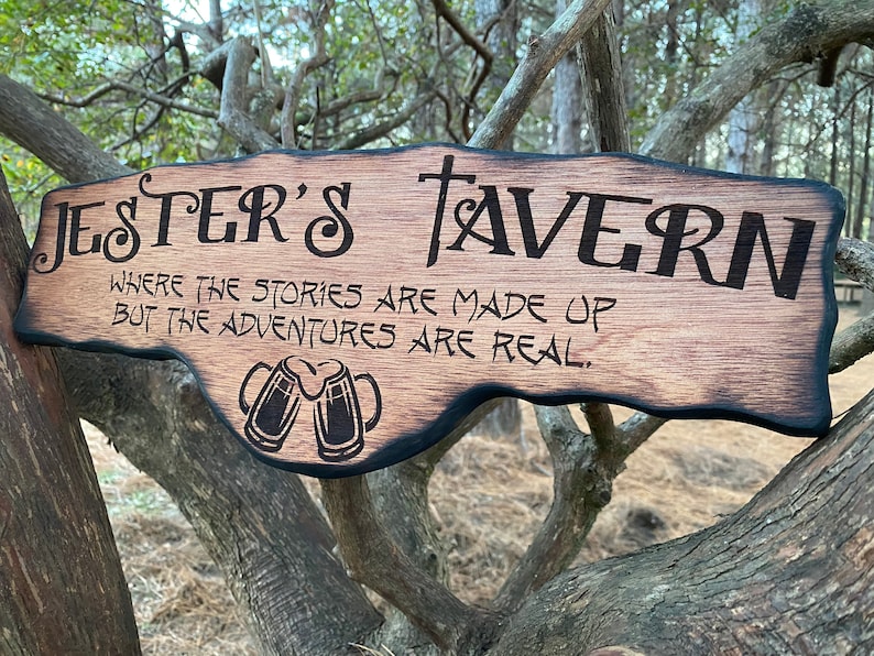 Dnd Tavern Sign Gift Dungeons and Dragons Custom Dnd Sign - Etsy