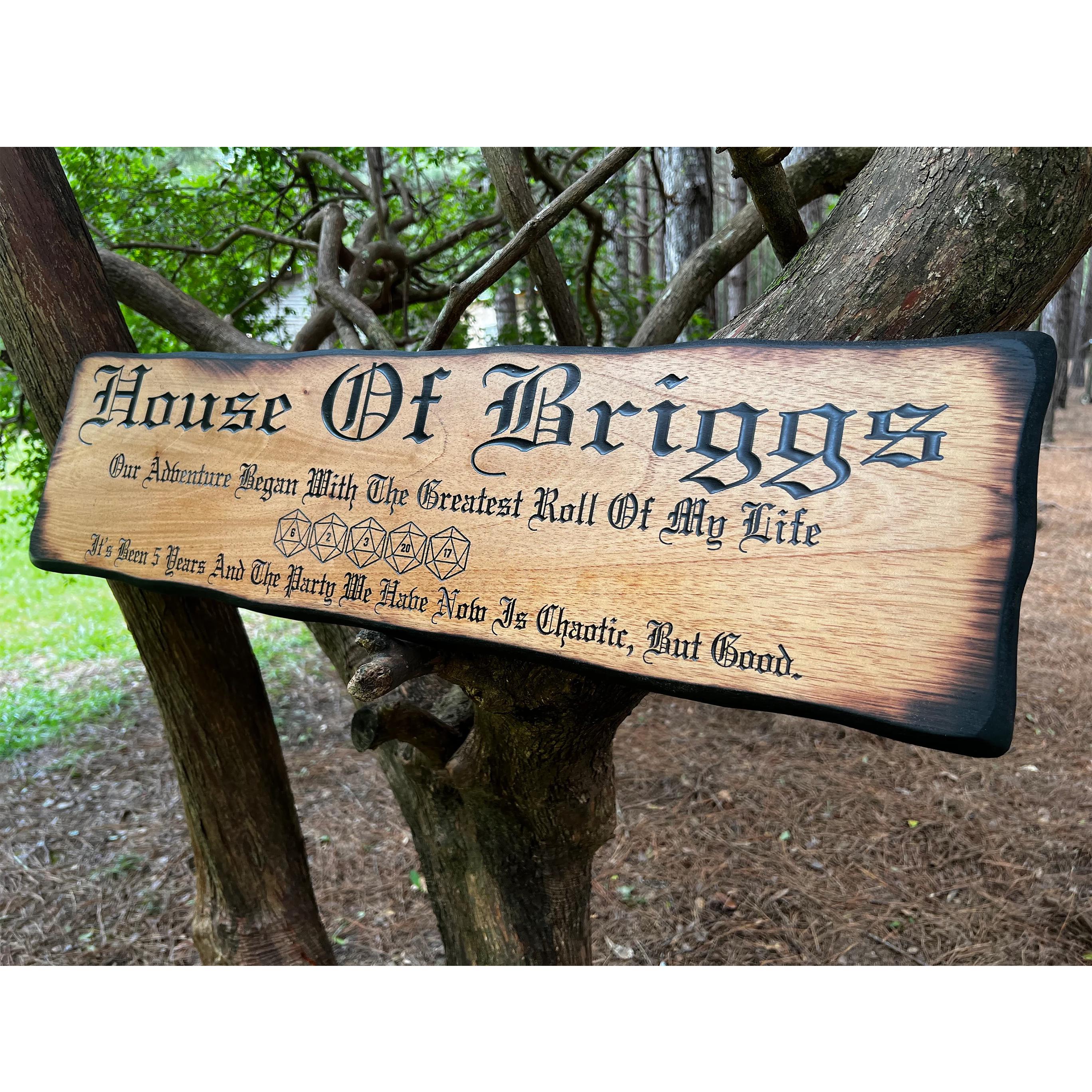 Custom DnD D20 Date Sign - Personalized Dungeons and Dragons - Roll For Initiative - DnD Wedding Gift - Dungeon Master Gift - Medieval Decor