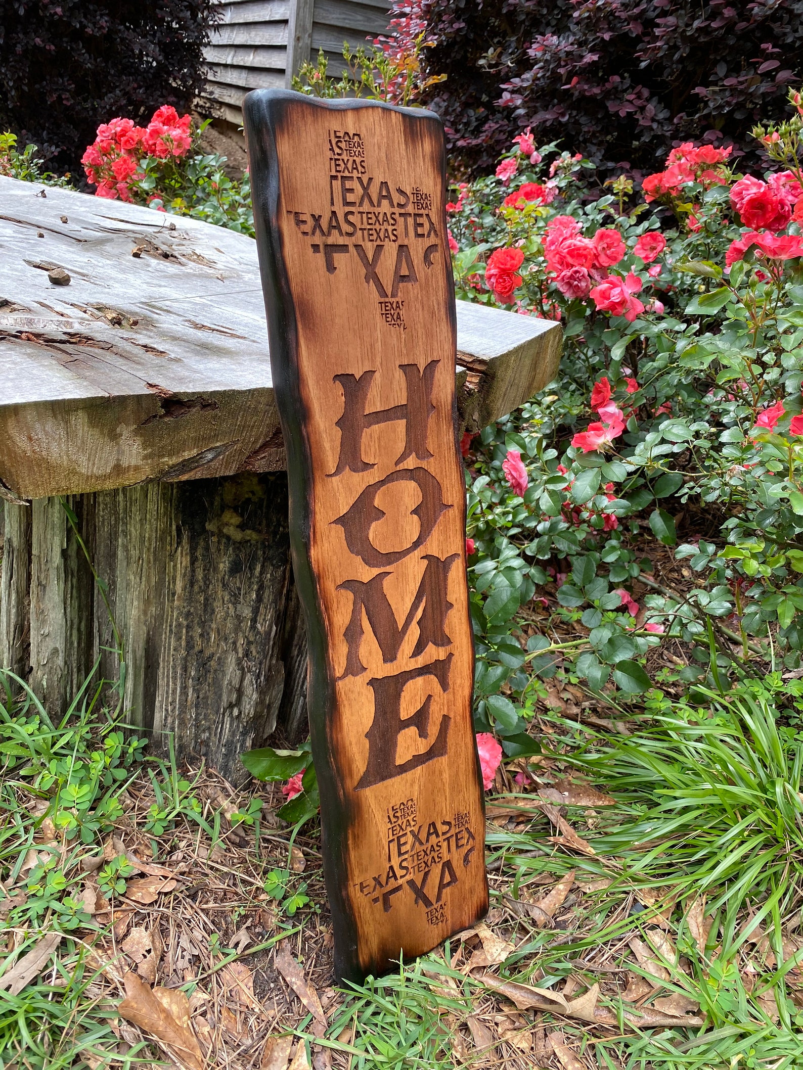 Outdoor Texas Sign Home Entrance Family Name Etsy