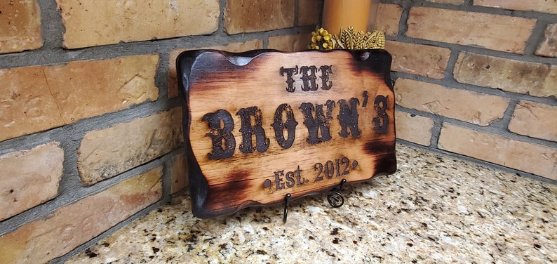 Personalized Western Family Name Signs, Outdoor and Indoor, FREE ...