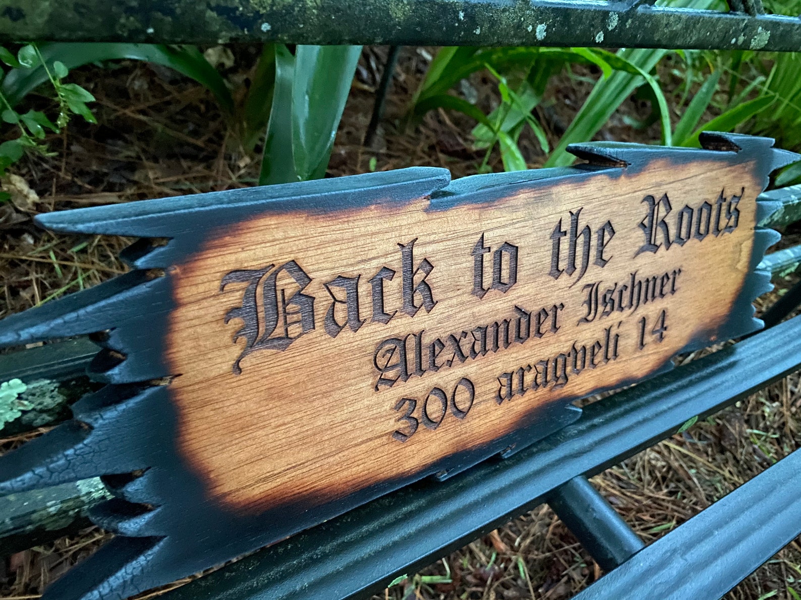 Personalized Outdoor Wood Address Sign, Rustic Western Porch Decoration ...