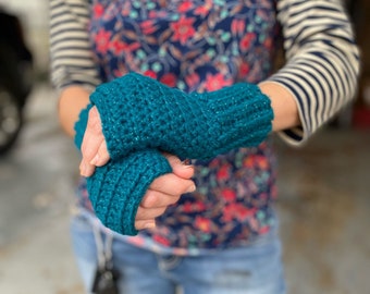 Fingerless Gloves Crochet PDF Pattern