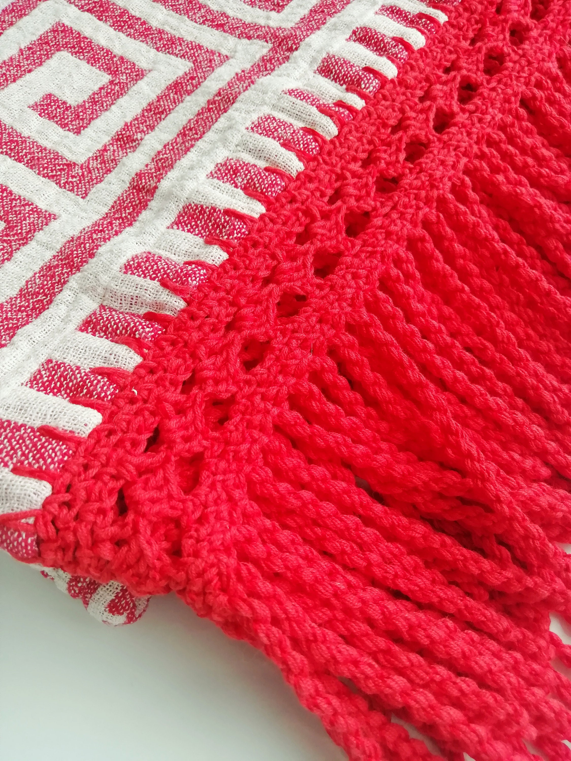 Long crochet fringe with trim crochet pattern / decor for Etsy