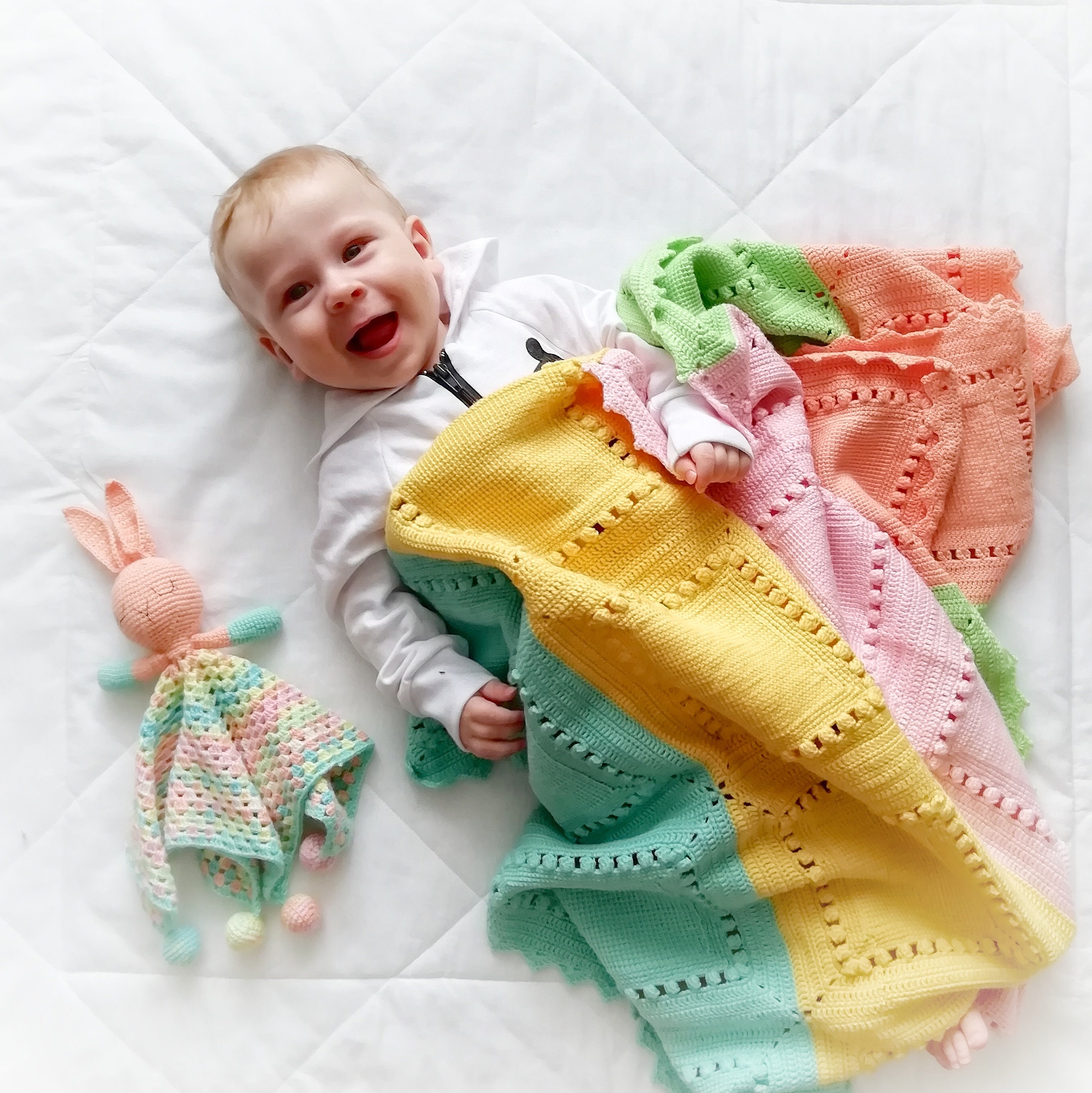 Baby Crib Bedding Boy Girl Newborn Wool Knit Baby Blanket New Etsy