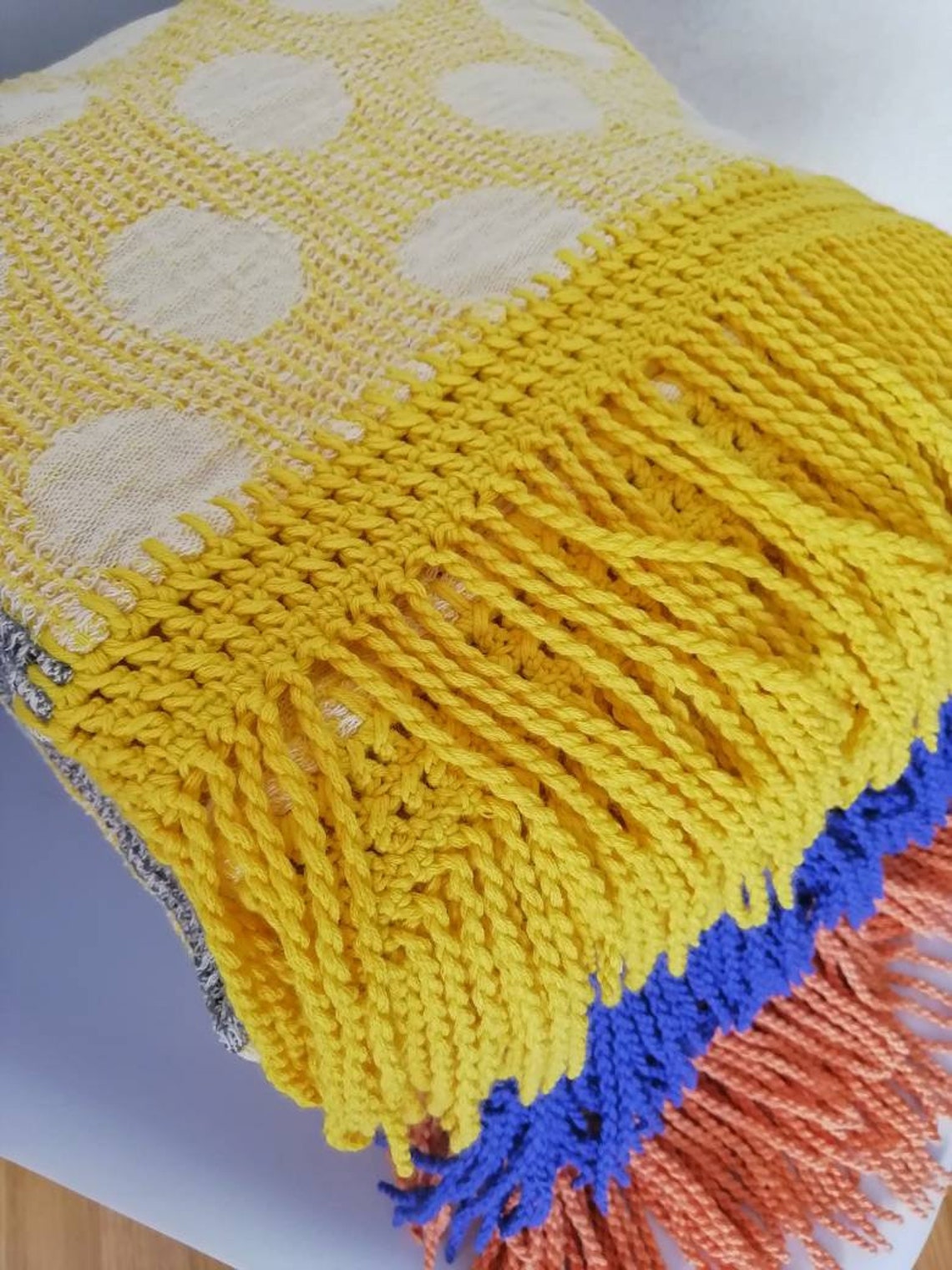 CROCHET PATTERN with fringe trim / crochet lace / cottagecore | Etsy