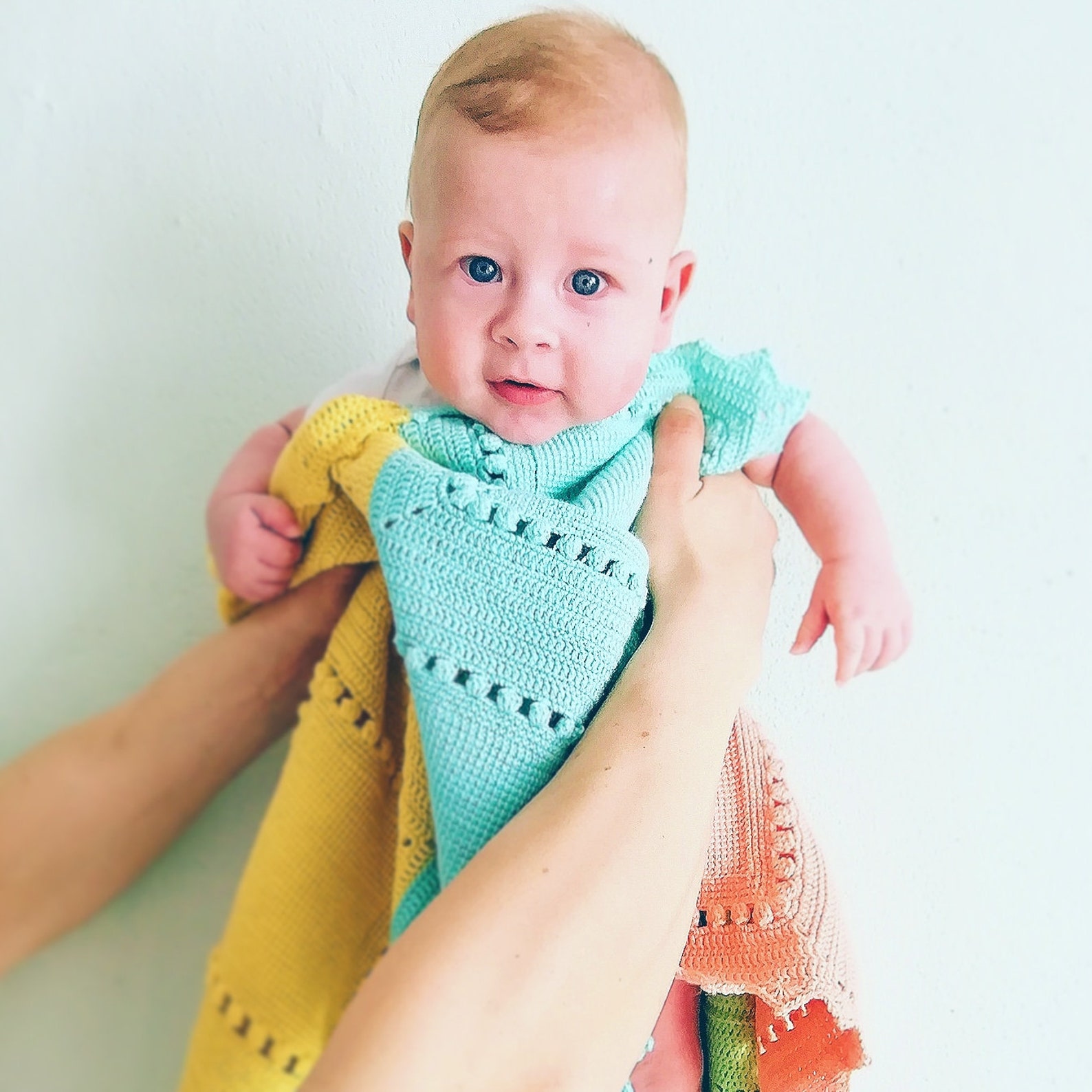 Baby Crib Bedding Boy Girl Newborn Wool Knit Baby Blanket New Etsy