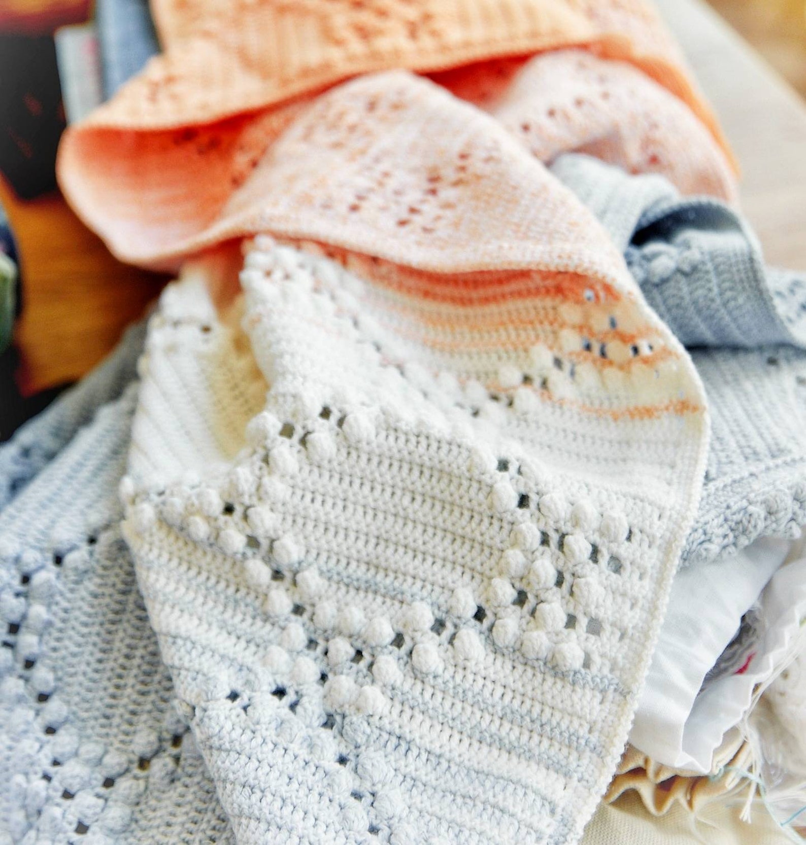 Crochet blanket pattern PDF / easy Tie dye blanket / Crochet Etsy