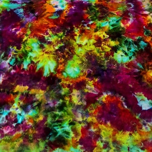 Hand dyed Organic bambou velour