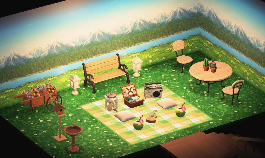 Set de picnic en el jardín 19 piezas ACNH Etsy