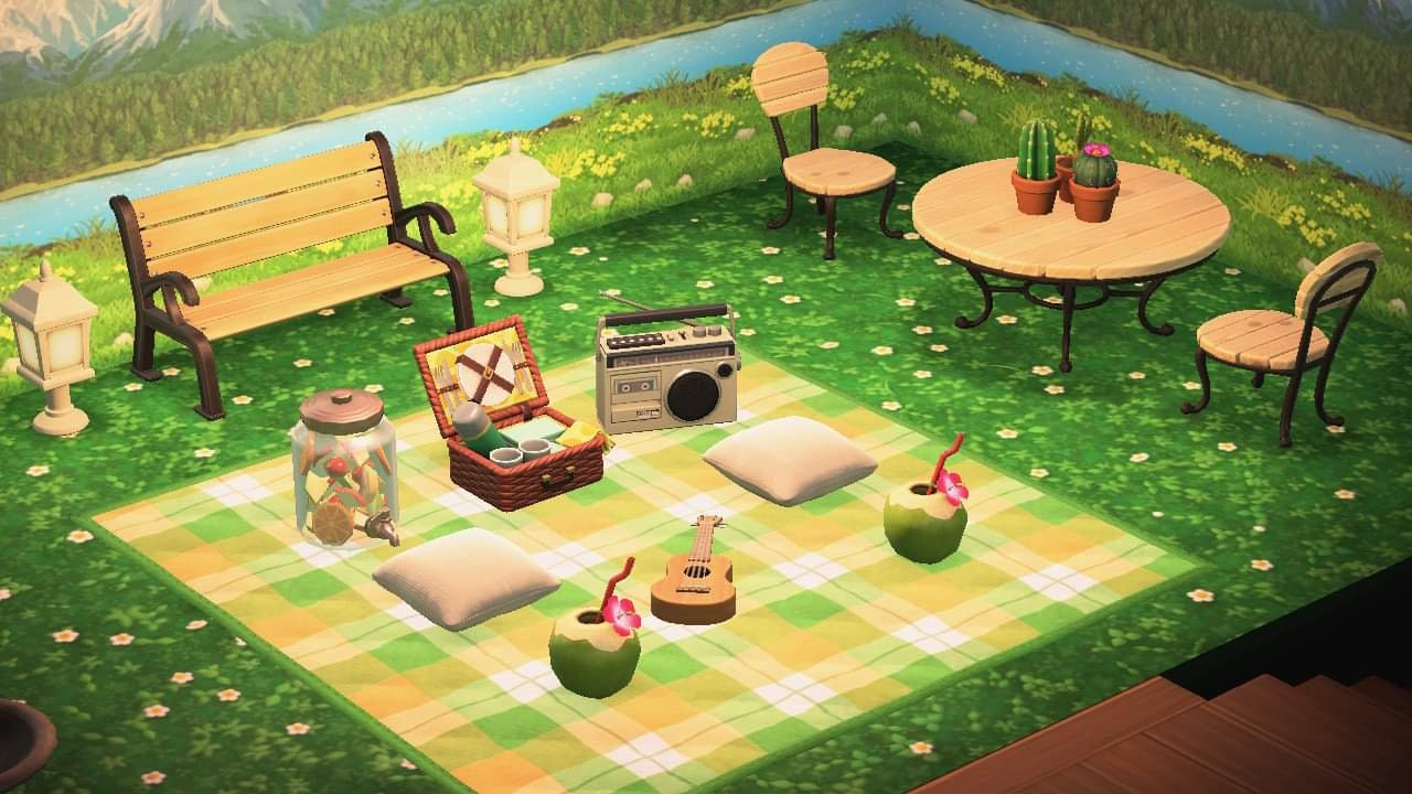 Set de picnic en el jardín 19 piezas ACNH Etsy