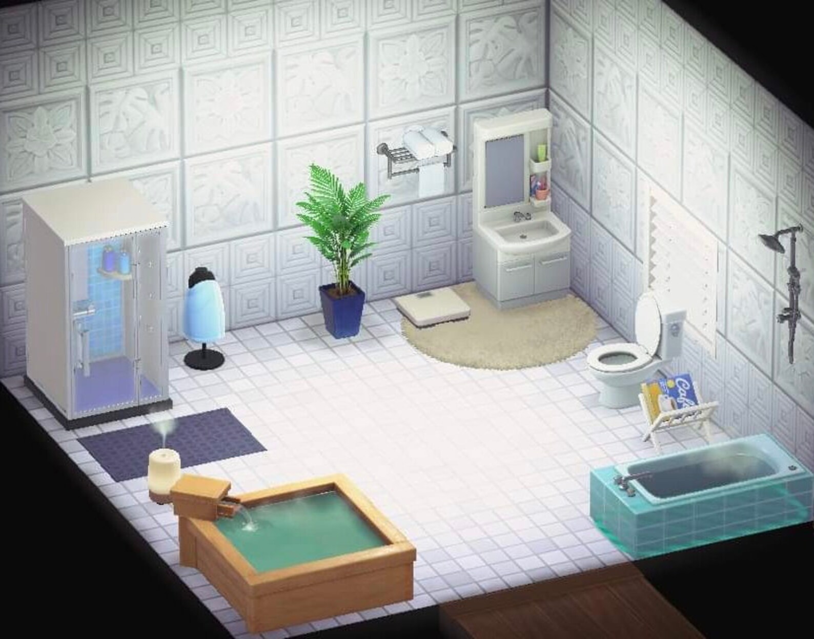 Animal Crossing ACNH Bathroom Set 16 Pieces Etsy