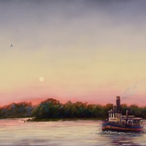 Crossing the Savannah River - Art Prints